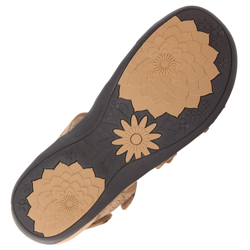 Women Orthopedic Sandals Comfy Flat Velcro Round Toe Sandals Leisure Summer
