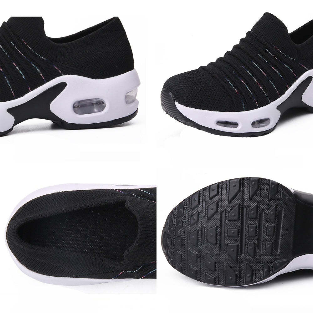 Orthopedic Shoes Women Breathable Slip-on Sneakers Air Cushion Mesh Leisure