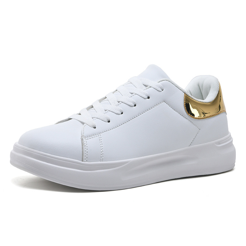 Clean White Leather Sneakers for Women