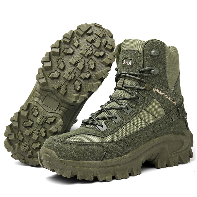 Men's Tactical Hiking Non-slip Boots Outdoor Camping Shoes