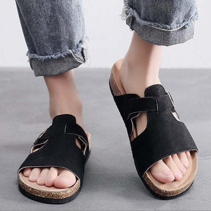 Orthopedic Sandals For Men Premium Suede Leisure Summer Slides