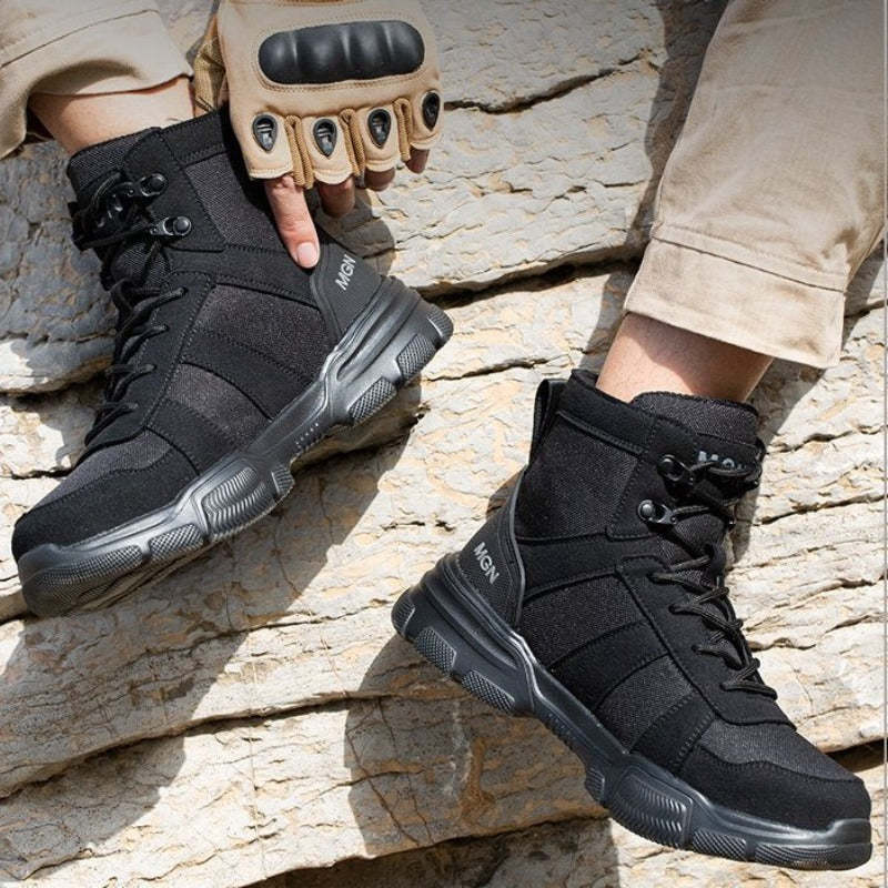 Orthopedic Men Snow Boots Plus Size Ankle Shoes