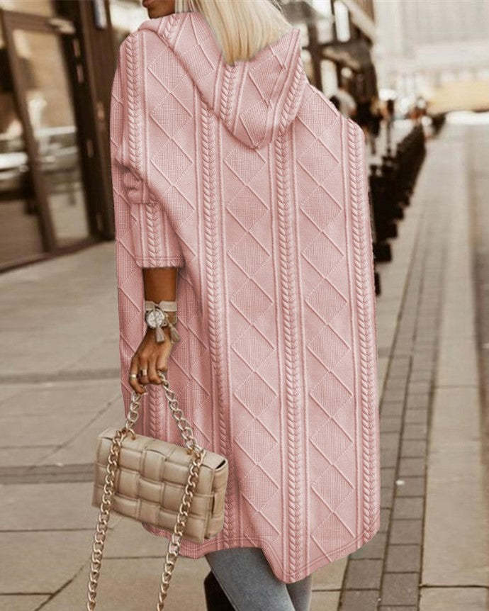Cozy Long Hooded Cardigan for Women