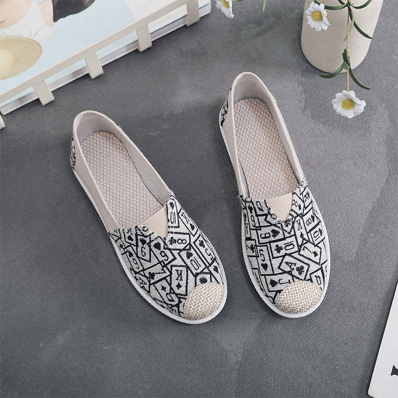 Breathable Non-slip soft Bottom Casual Canvas Shoes