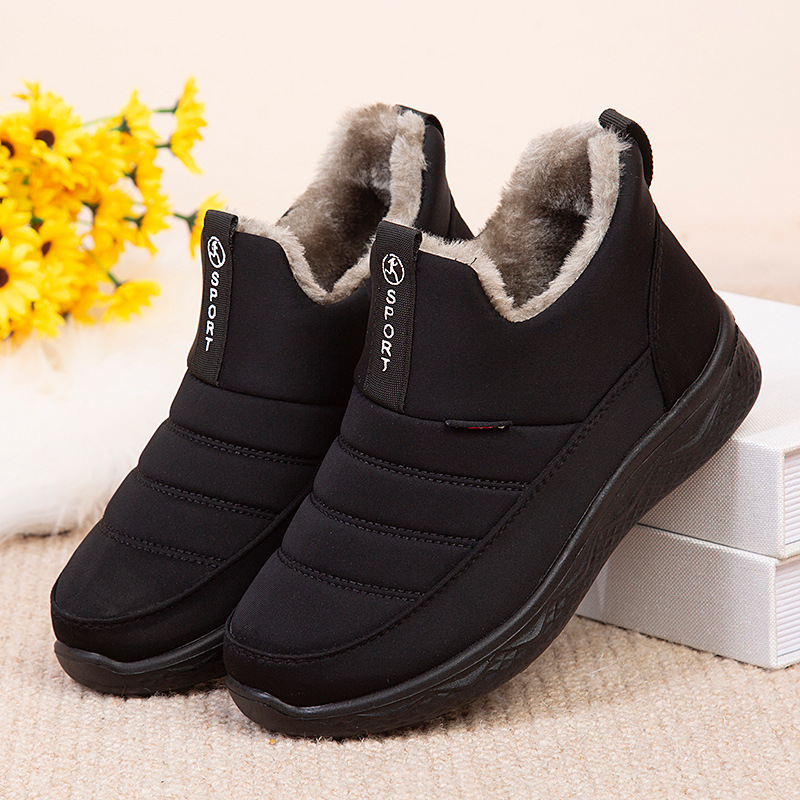 Ladies Snow Boots Winter Shoes for Women Fur Lining Warm Winter Ankle