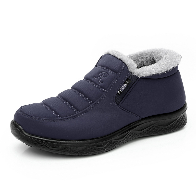 Ergonomic Shoes Winter Non-slip Waterproof Snow Plush Ankle Boots