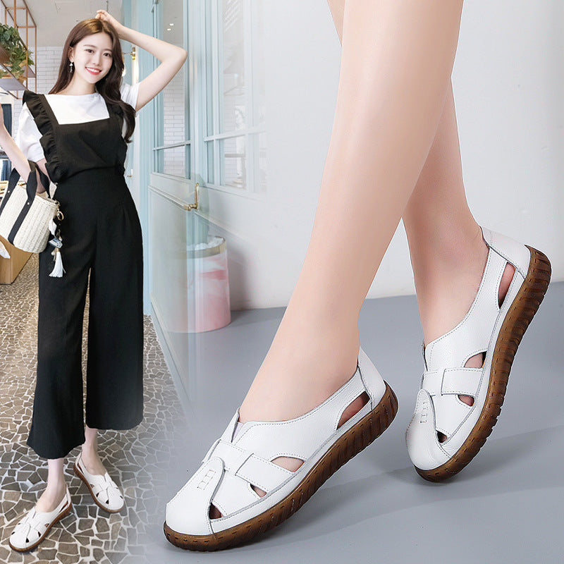 Flat-bottomed Hollow Hole Shoes