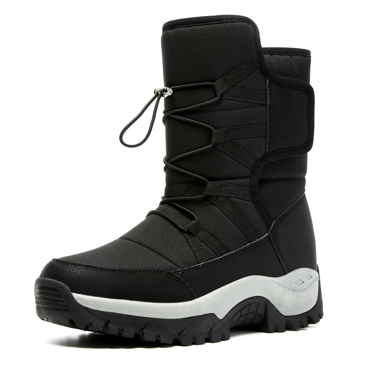 Men Waterproof Orthopedic Winter Shoes Fur Snow Boots
