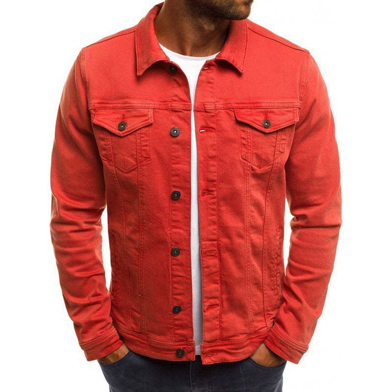 Comfortable Casual Denim Jacket for Men