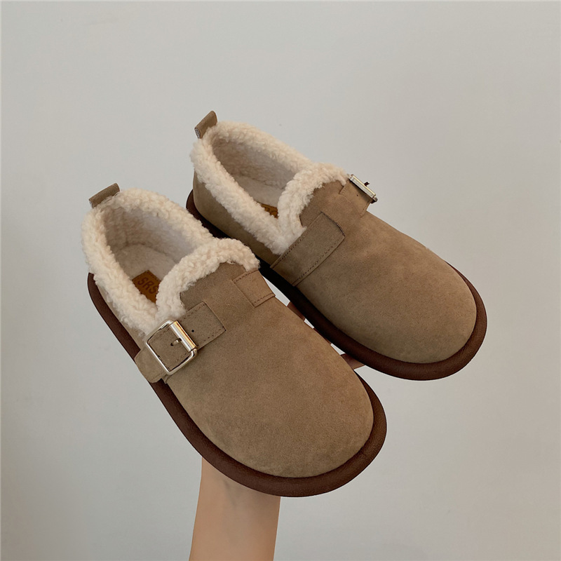 Fur-lined Slippers