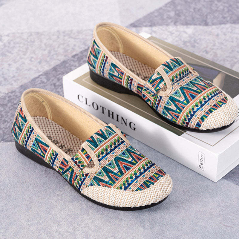 Women's Vintage Slip On Shallow Loafers
