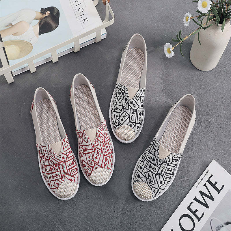 Breathable Non-slip soft Bottom Casual Canvas Shoes