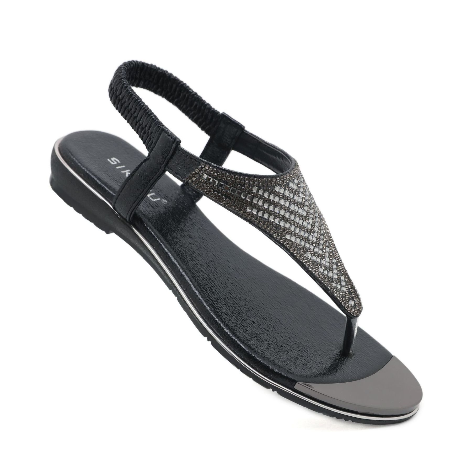 Summer Women Roman Style Hollow Clip Toe Thong Flat Sandals Flip Flops