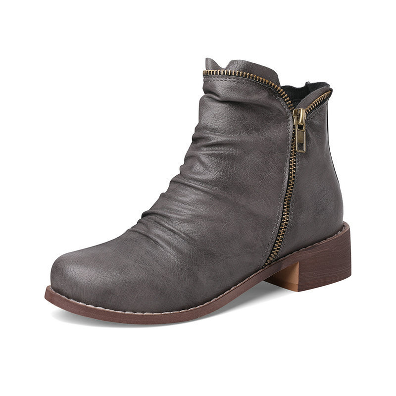 Cozy Colorful Ankle Winter Boots