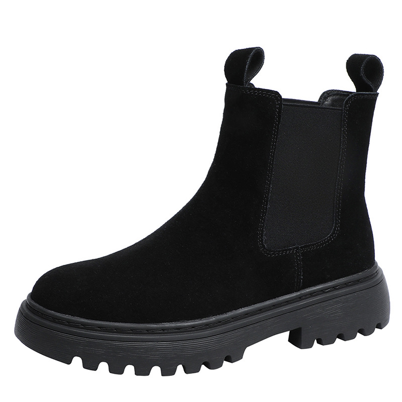  Women Orthopedic Ankle Boots Chunky Sole