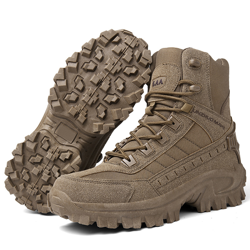 Men's Tactical Hiking Non-slip Boots Outdoor Camping Shoes