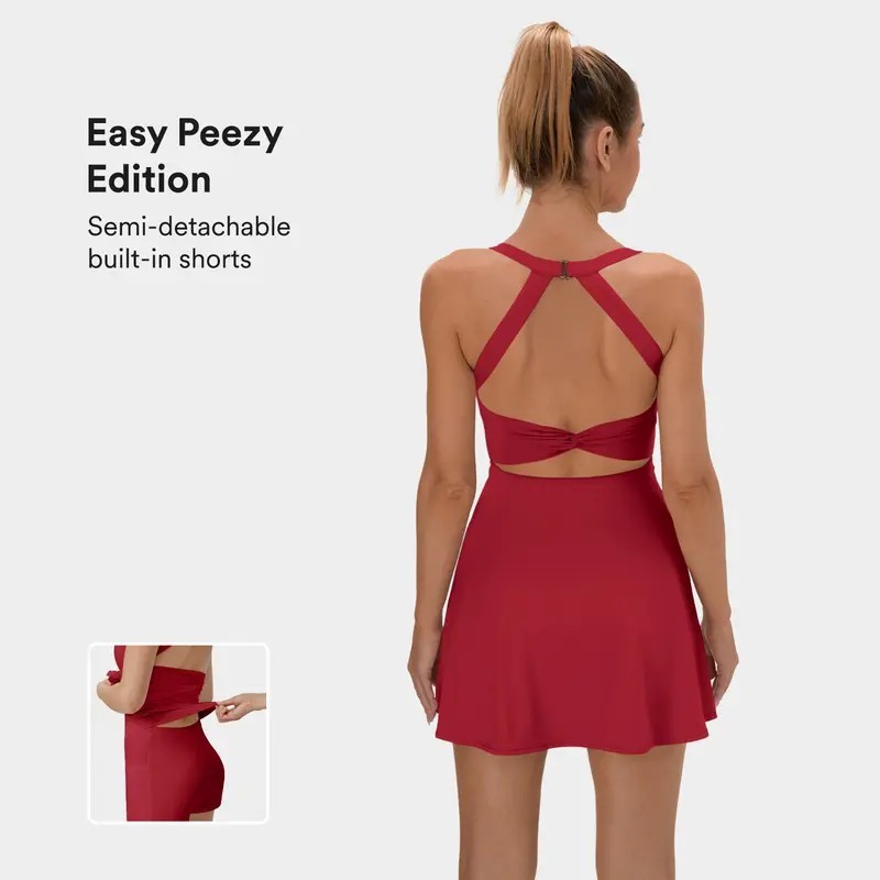 Backless Twisted Active Dress