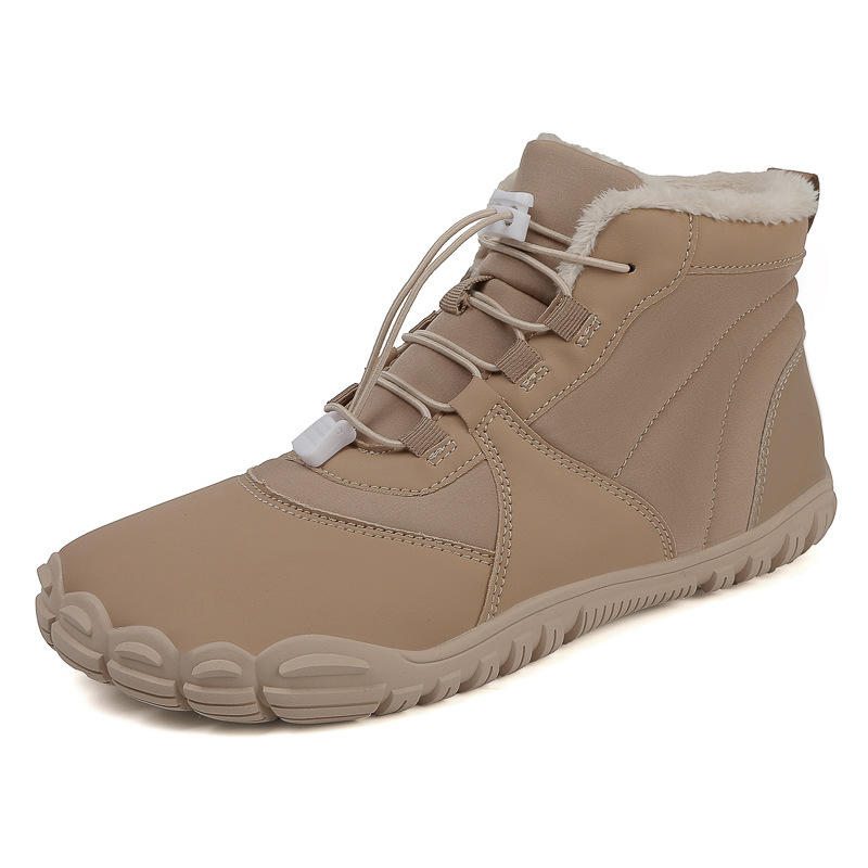Hike Winter Footwear Barefoot Womens, Waterproof Hiking Barefoot Winter Boots, Wide Toe Box Walking Barefoot Shoes Men