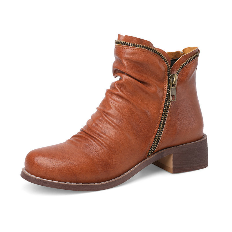 Cozy Colorful Ankle Winter Boots