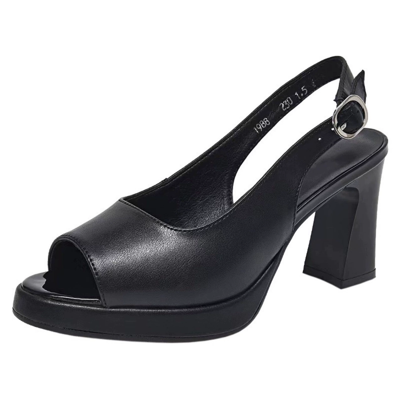 Orthopedic High-Heel Sandals with Adjustable Straps