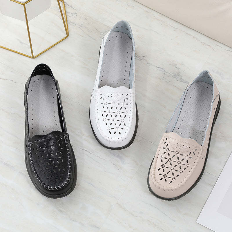 Casual Flat Bottom Breathable Soft Single Shoes