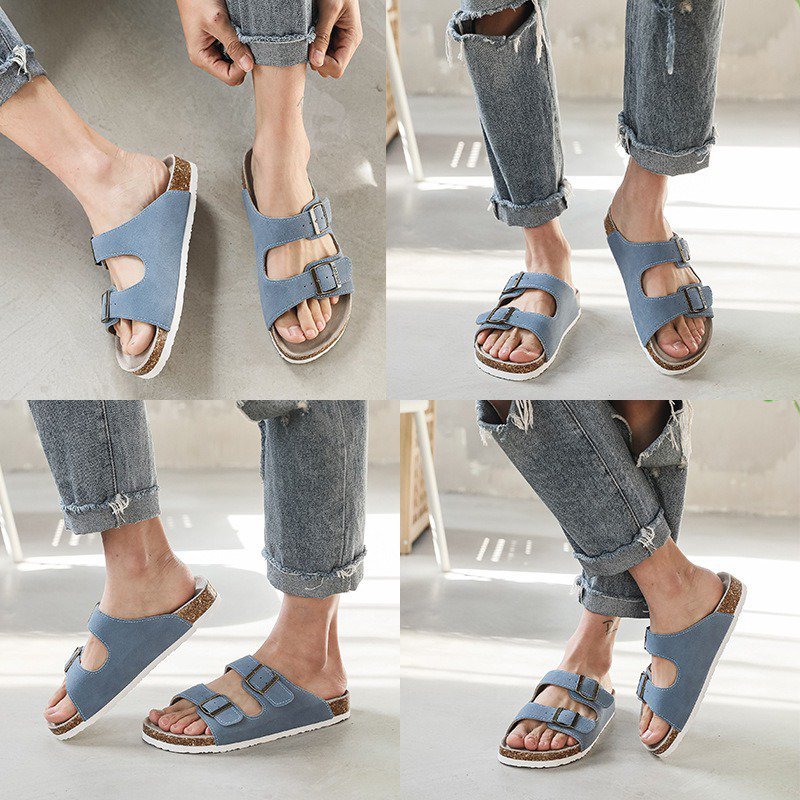 Men Retro Casual Orthopedic Sandals Arch Support Slides