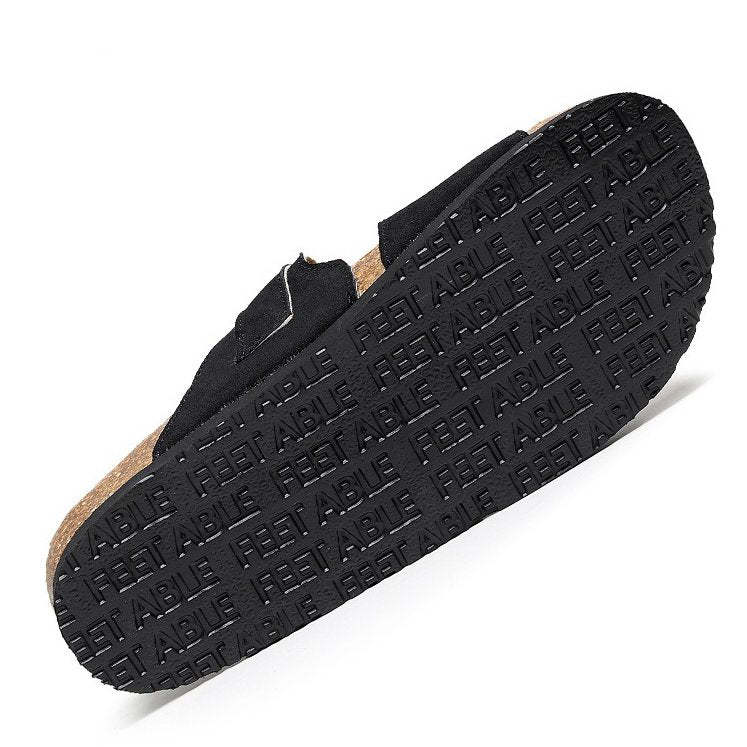 Orthopedic Sandals For Men Premium Suede Leisure Summer Slides