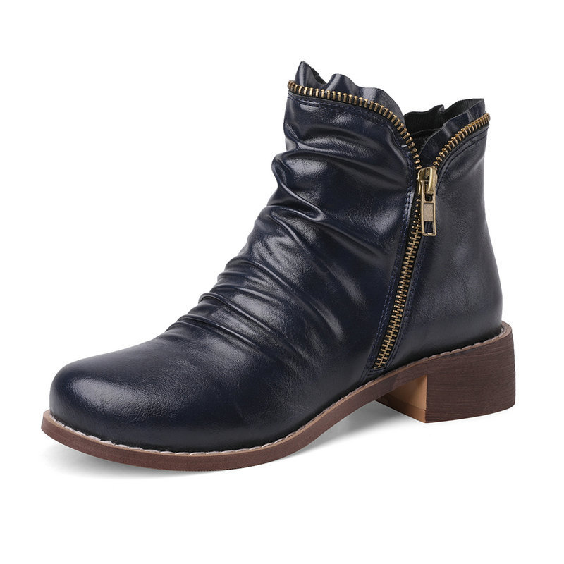Cozy Colorful Ankle Winter Boots