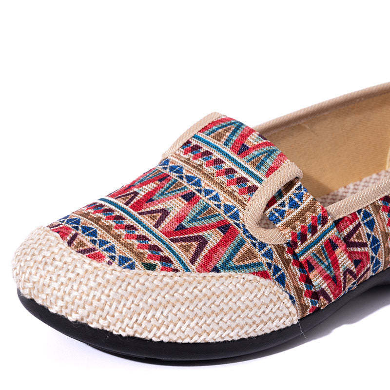 Women's Vintage Slip On Shallow Loafers