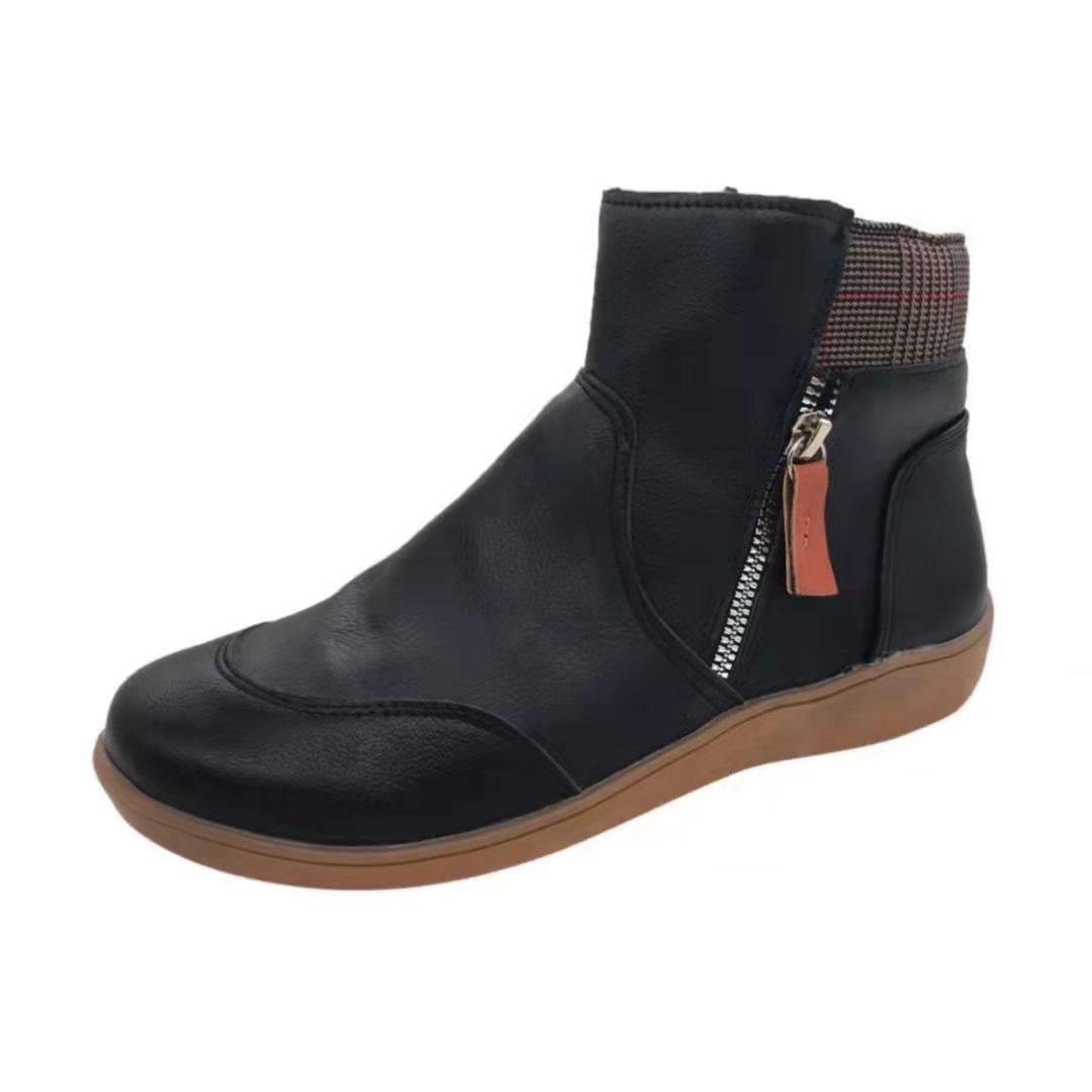 Women's Waterproof Zip-up Ankle Boots