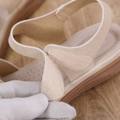 Women Orthopedic Sandals Hook&loop Ankle Strap Arch Support Basic Walking Summer