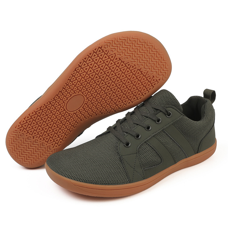 Wide Toes Shoes with Barefoot Sole