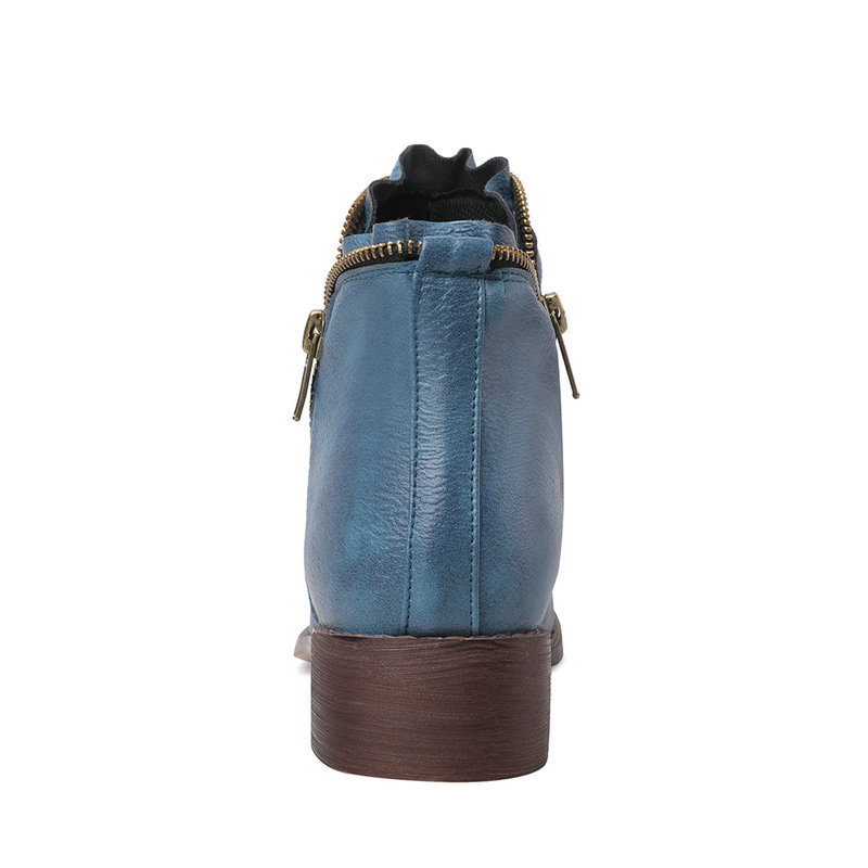 Cozy Colorful Ankle Winter Boots