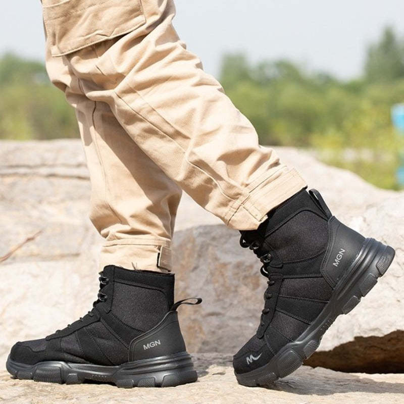 Orthopedic Men Snow Boots Plus Size Ankle Shoes