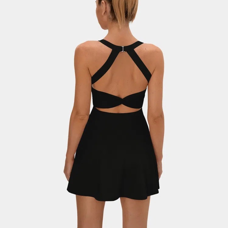 Backless Twisted Active Dress