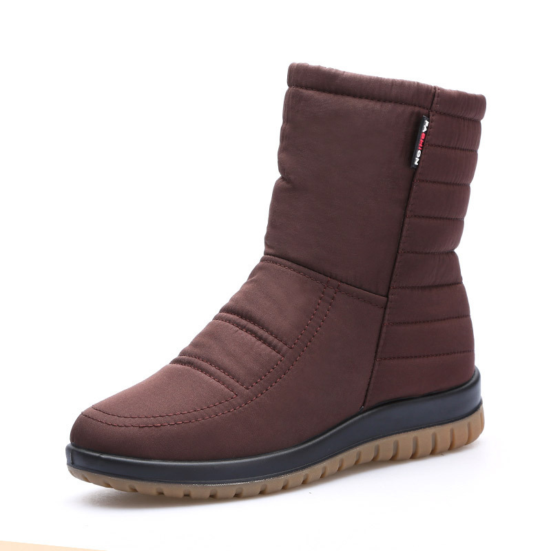 Women Orthopedic Boots Waterproof Fur Ankle Shoes