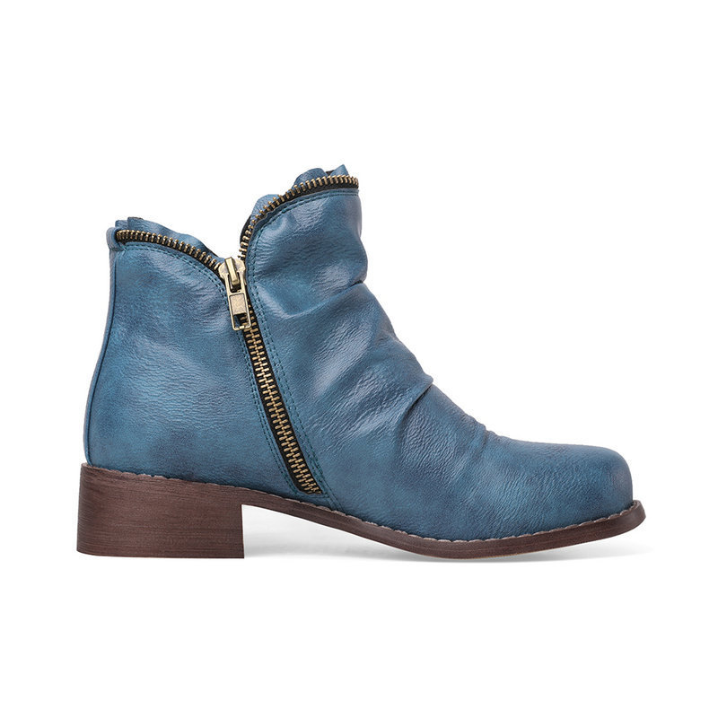 Cozy Colorful Ankle Winter Boots