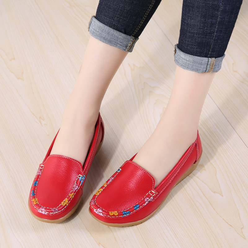 New Ethnic Style Flat Heel Soft Soled Shoes