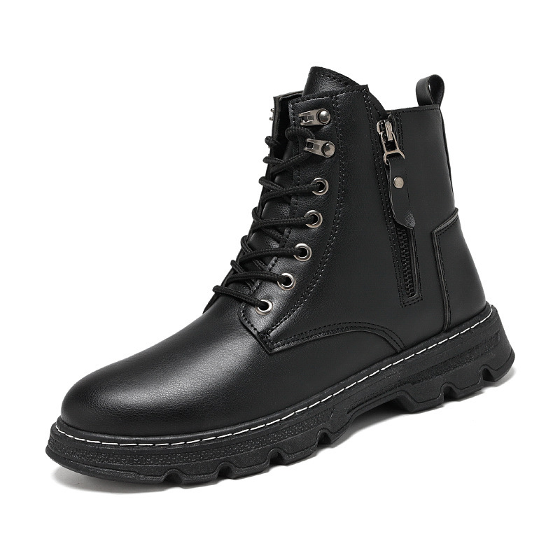 Luxury Motorcycle Outdoor Leather Boots