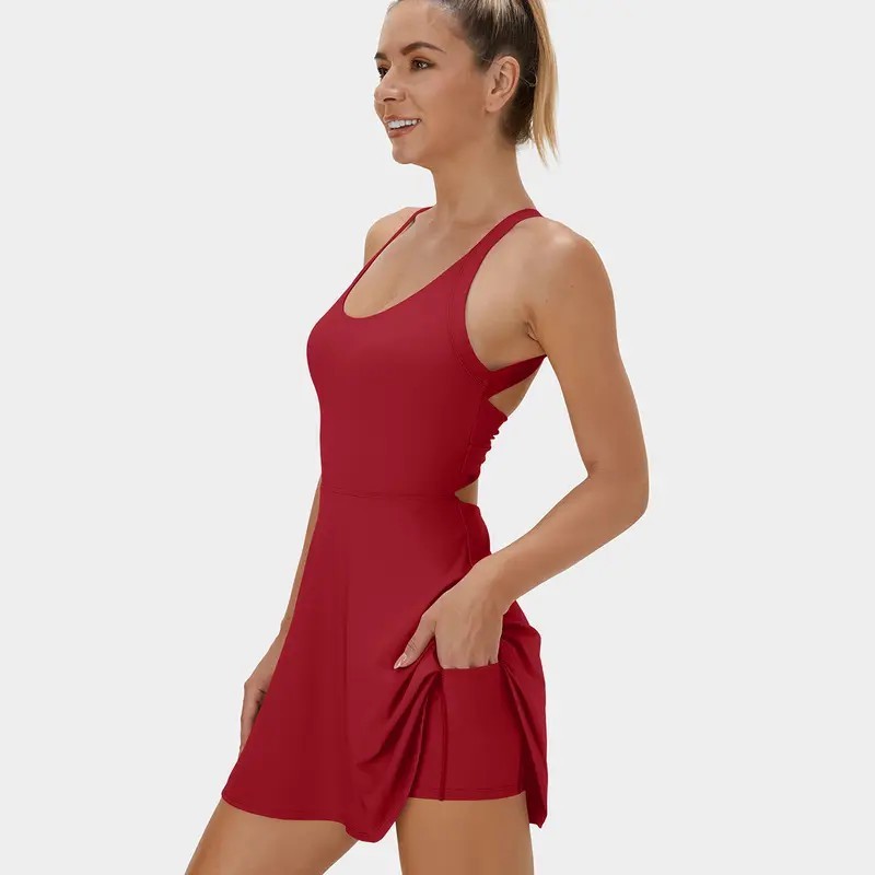 Backless Twisted Active Dress