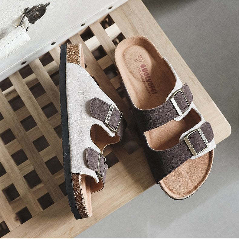 Men Retro Casual Orthopedic Sandals Arch Support Slides
