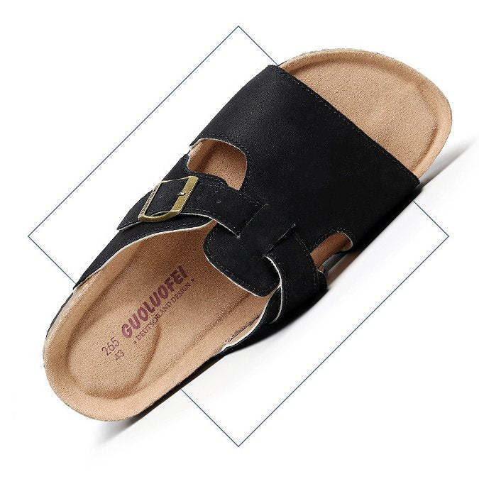 Orthopedic Sandals For Men Premium Suede Leisure Summer Slides