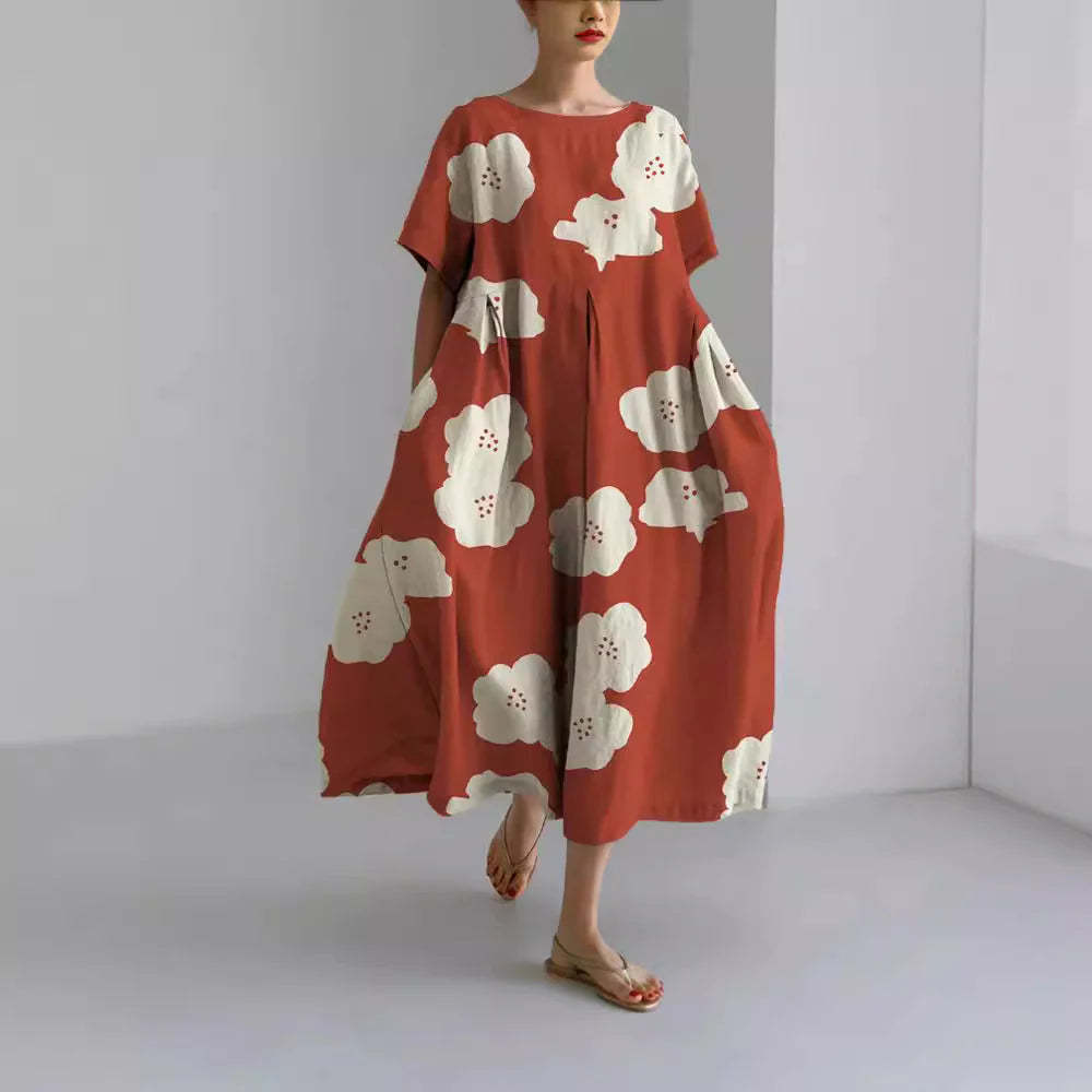 Stylish Women's Dress with Colorful Patterns