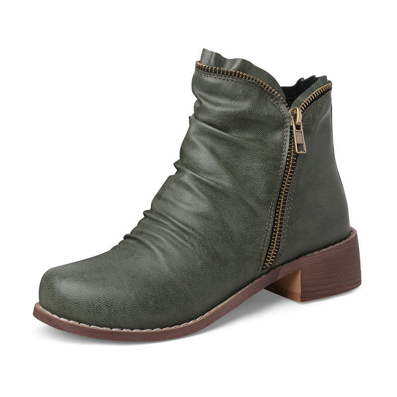 Cozy Colorful Ankle Winter Boots