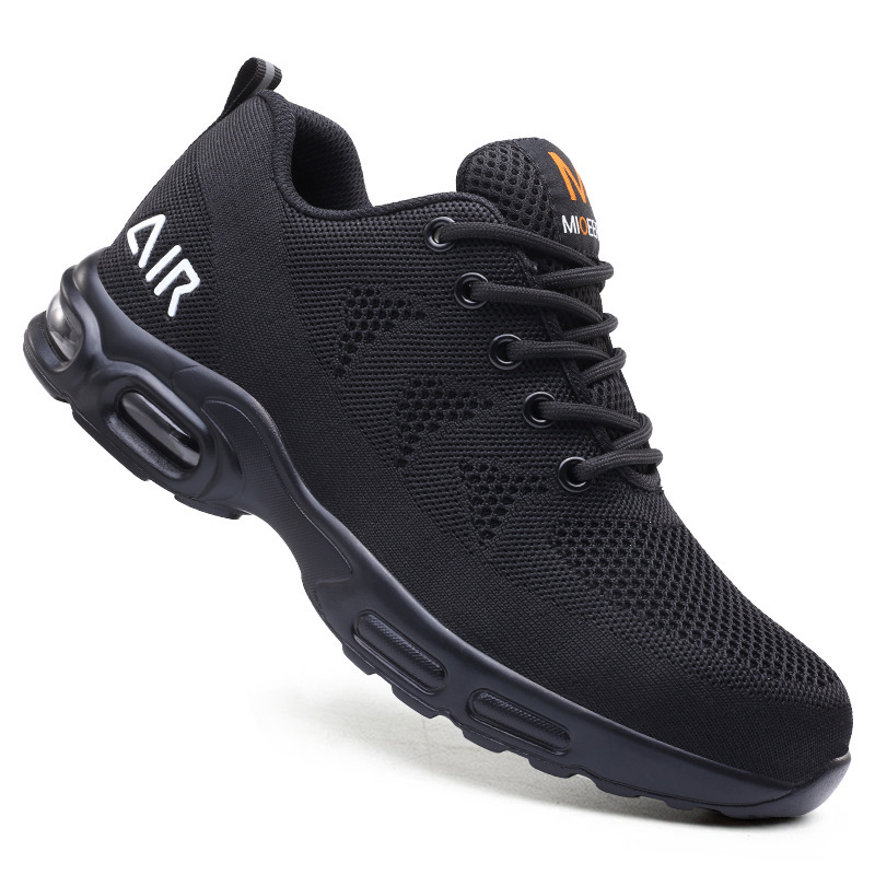 Lightweight Waterproof Black Safety Shoes