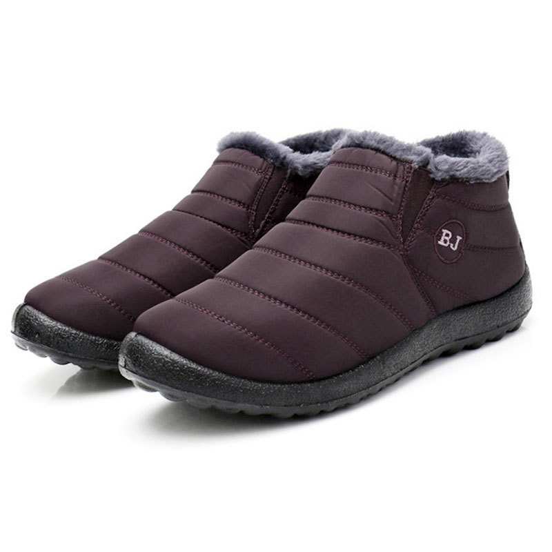 Winter Snow Boots For Women & Men - Warm Ankle Boots Slip On