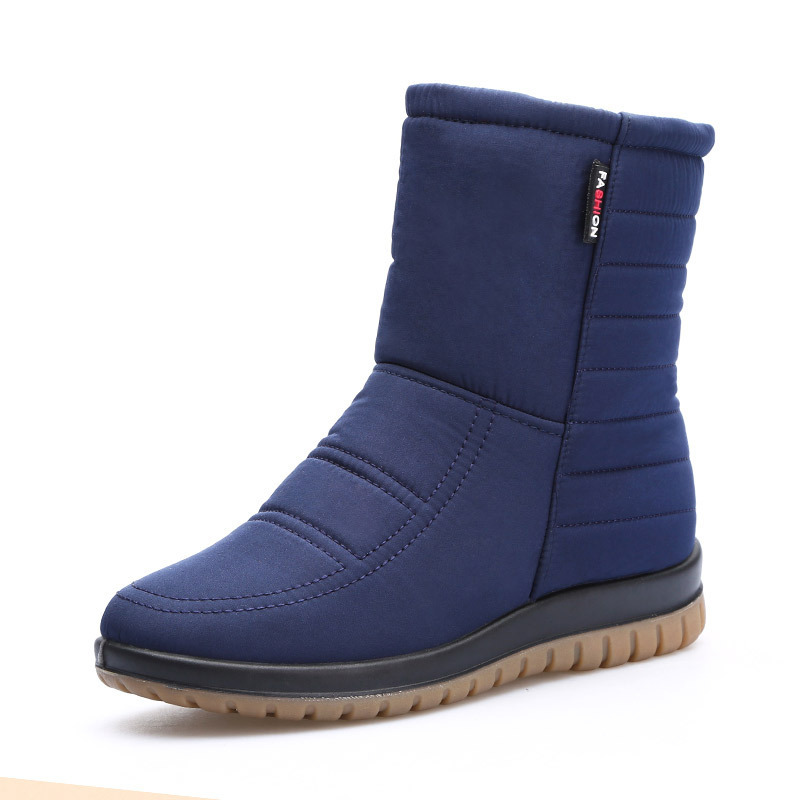 Women Orthopedic Boots Waterproof Fur Ankle Shoes