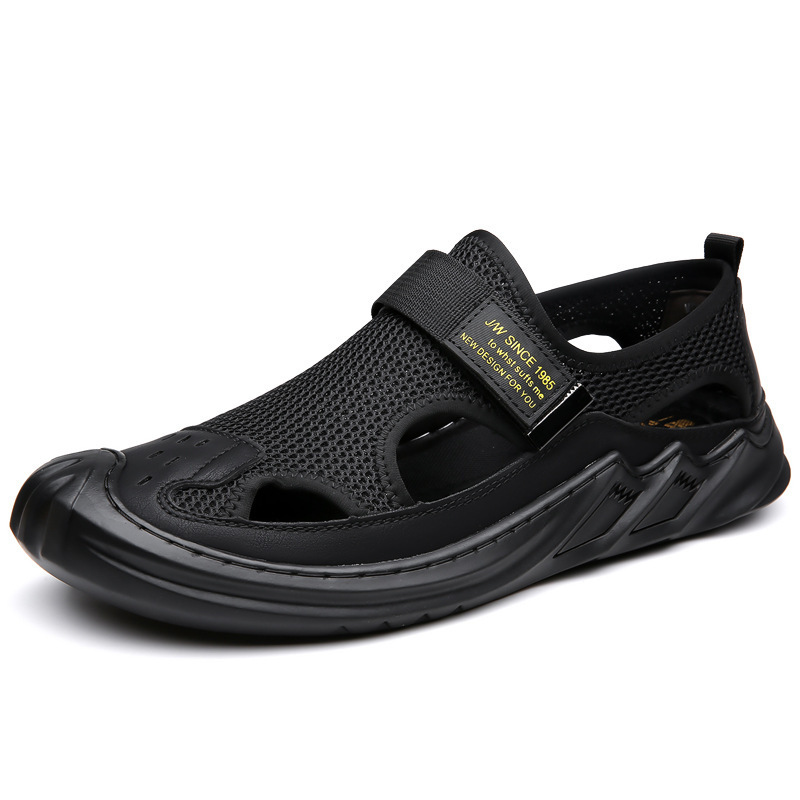 Men Nonslip Hook&loop Orthopedic Sandals Anti-collision Summer