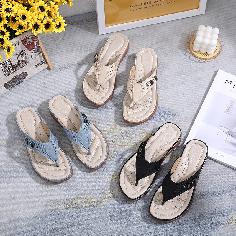 Women's Vintage Wedges Orthopedic Flip-Flops