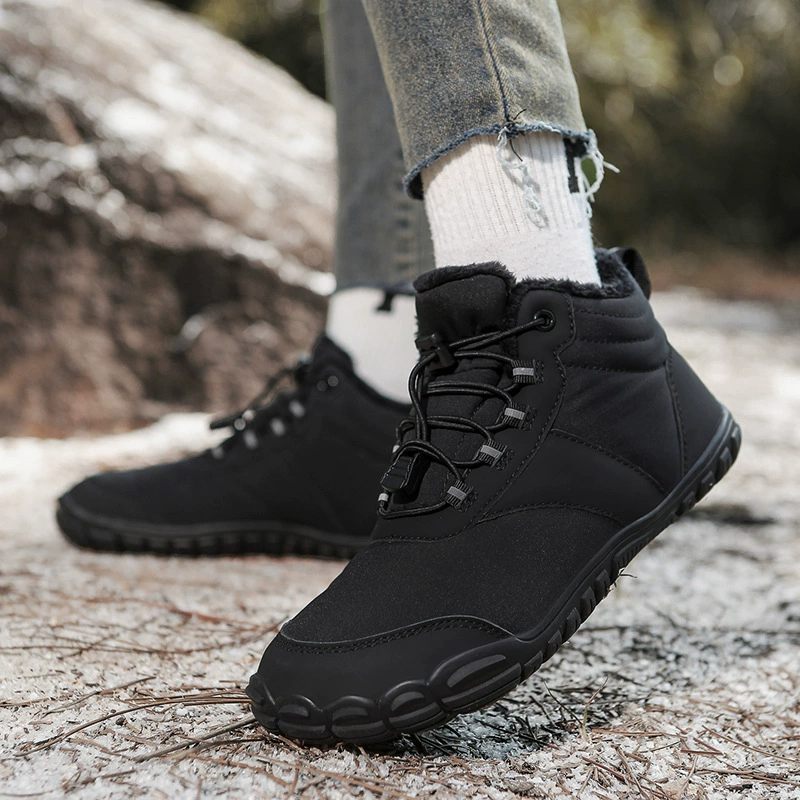 Women Winter Barefoot Shoes Mens Snow Minimalist Zero Drop Boots Wide Toe Box Toes Sneakers Workout Footwear Shoes Boots Unisex